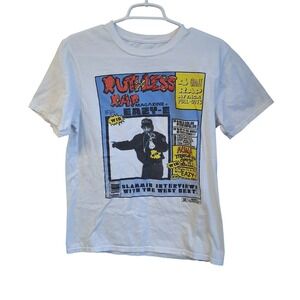 Eazy-E T-Shirt - Ruthless Records - Men's Size Medium - Gangsta Rap - Cali EUC